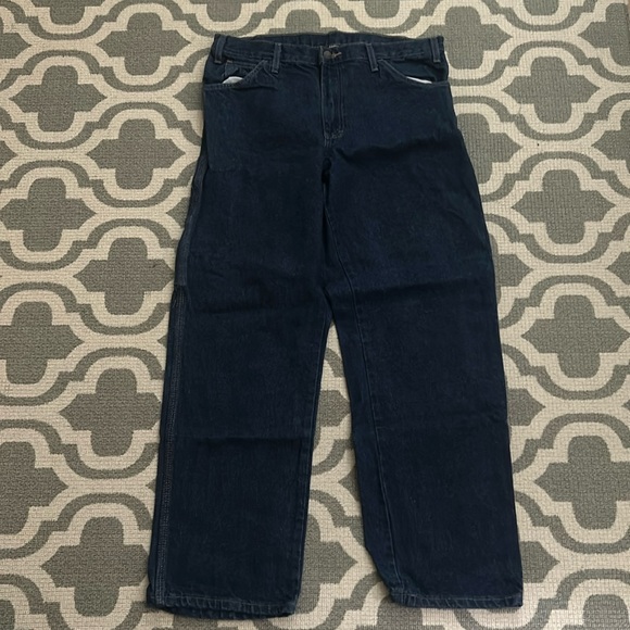 Dark Blue Dickies Carpenter Jeans size 33x30 - Picture 1 of 2